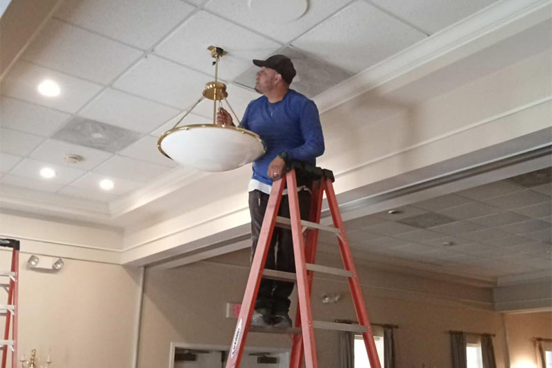 Commercial Light Fixture Installation
