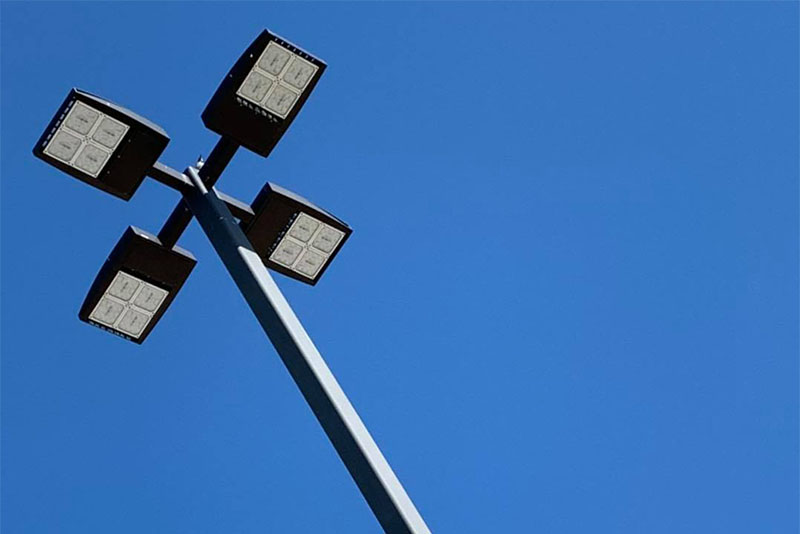 Industrial Security Lighting Installation